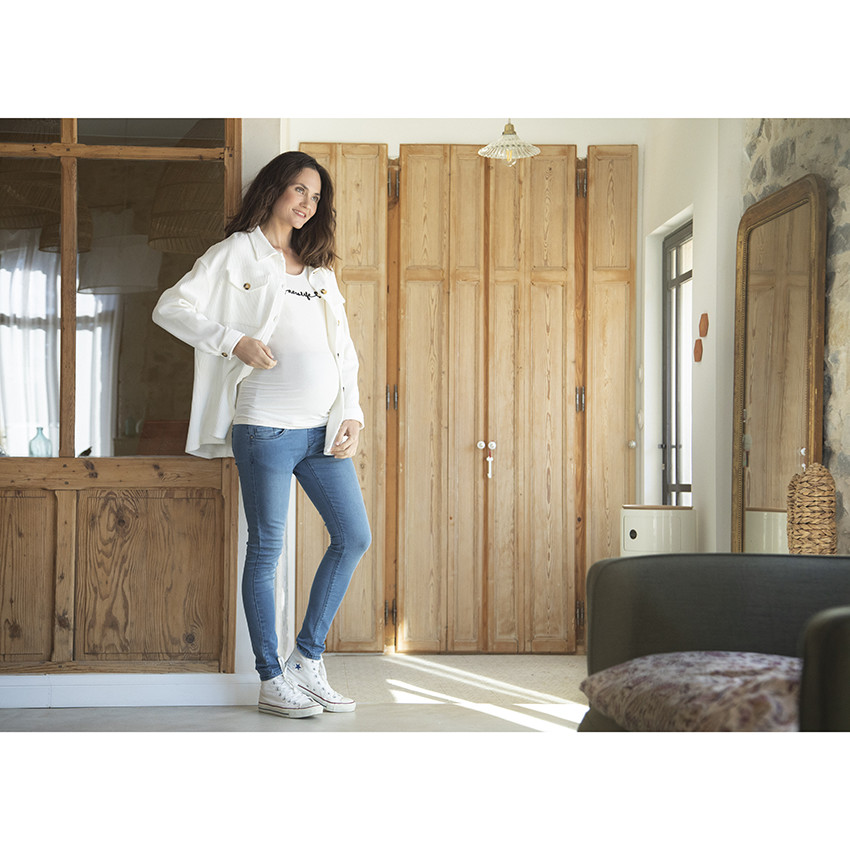 T-shirt Εγκυμοσύνης μακρυμάνικο με μήνυμα 