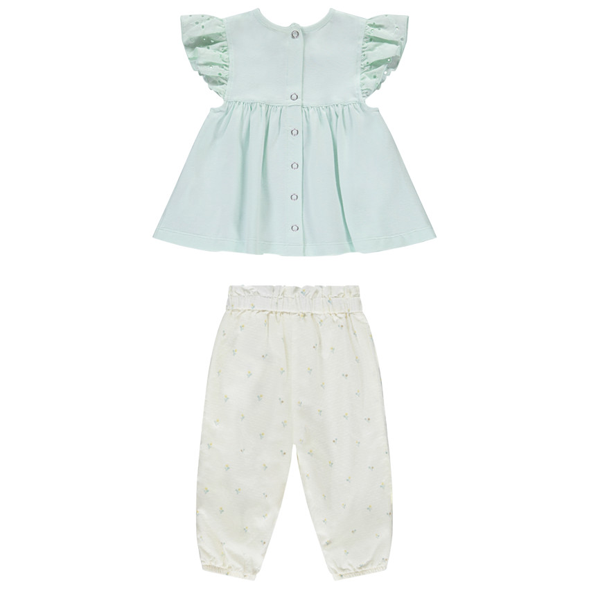 Σέτ παντελόνι + φανταστική τοπ για μωρό κορίτσι 