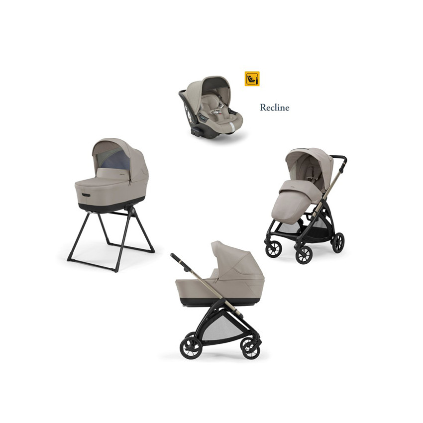 Σύστημα Μεταφοράς Electa Quattro Με Κάθισμα Αυτοκινήτου Darwin RC Battery Beige Inglesina 