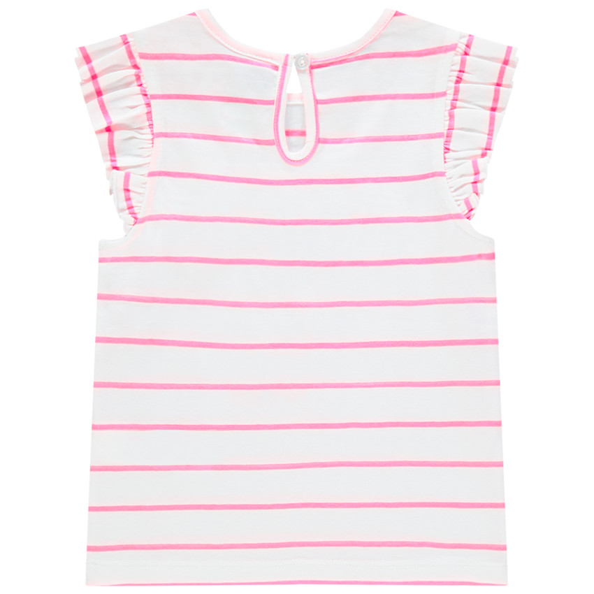 Κοντομάνικο μπλουζάκι με ριγέ σχέδιο και φαντεζί μοτίβο  Additional Κοντομάνικο μπλουζάκι με ριγέ σχέδιο και φαντεζί μοτίβο