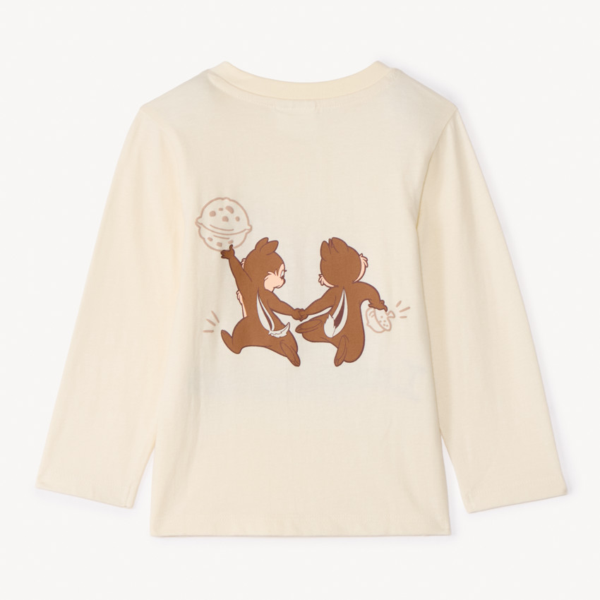 T-shirt à manches longues oversize Tic et Tac Disney pour bébé garçon 