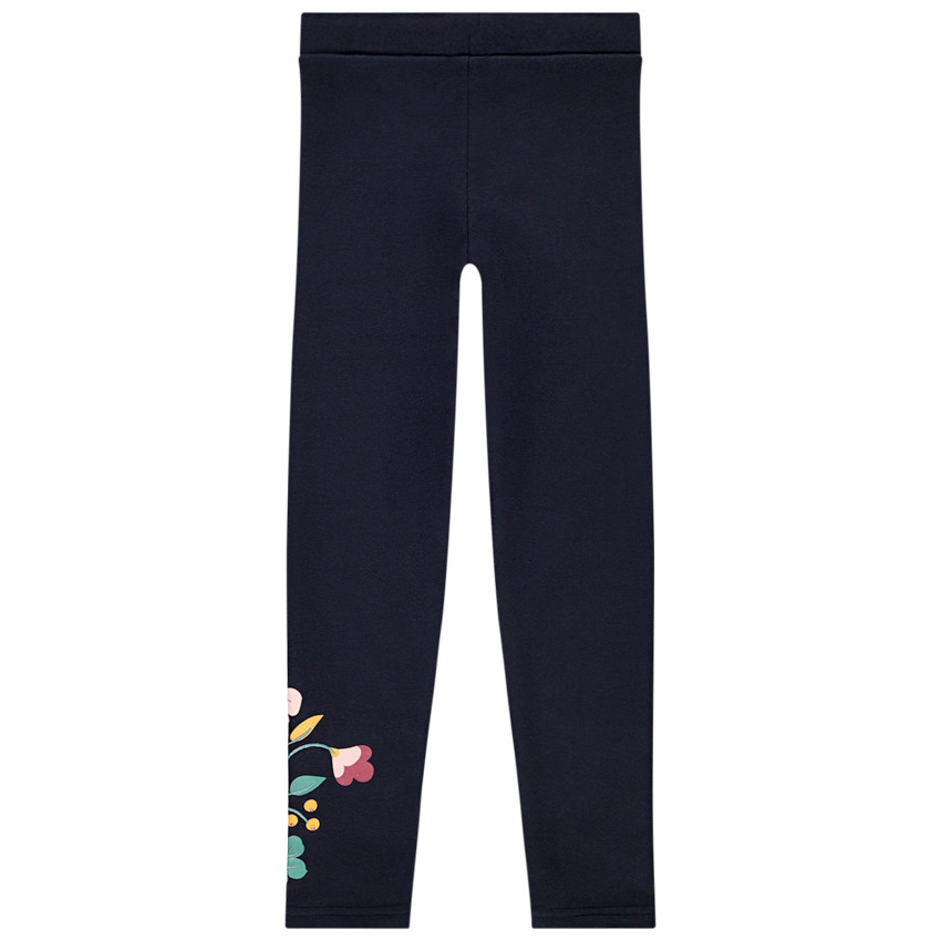 Caleçon en molleton print fleurs pour fille 