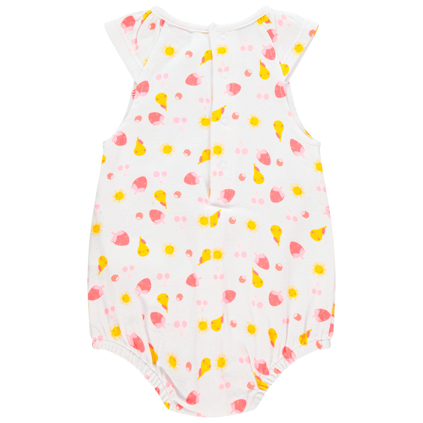 Combi κοντό με σχέδιο φρούτα 