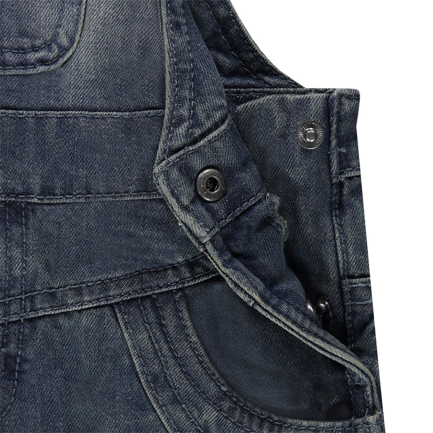 Τζιν σαλοπέτα με φθαρμένη και τσαλακωμένη όψη 