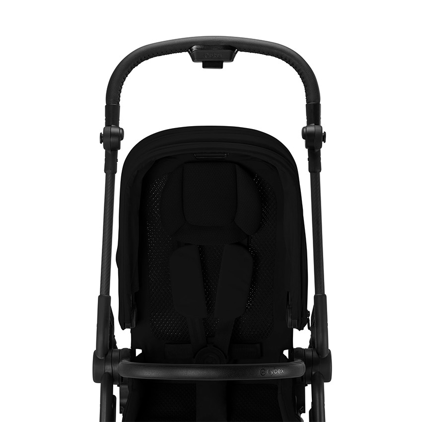 Poussette citadine ultralégère Melio carbon/magic black 