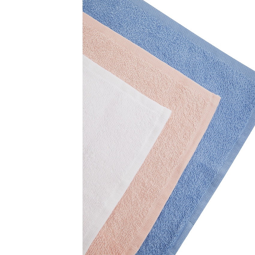 Σετ 6 πετσετών σφουγγαράκι 25 x 25 cm από βαμβακερό 