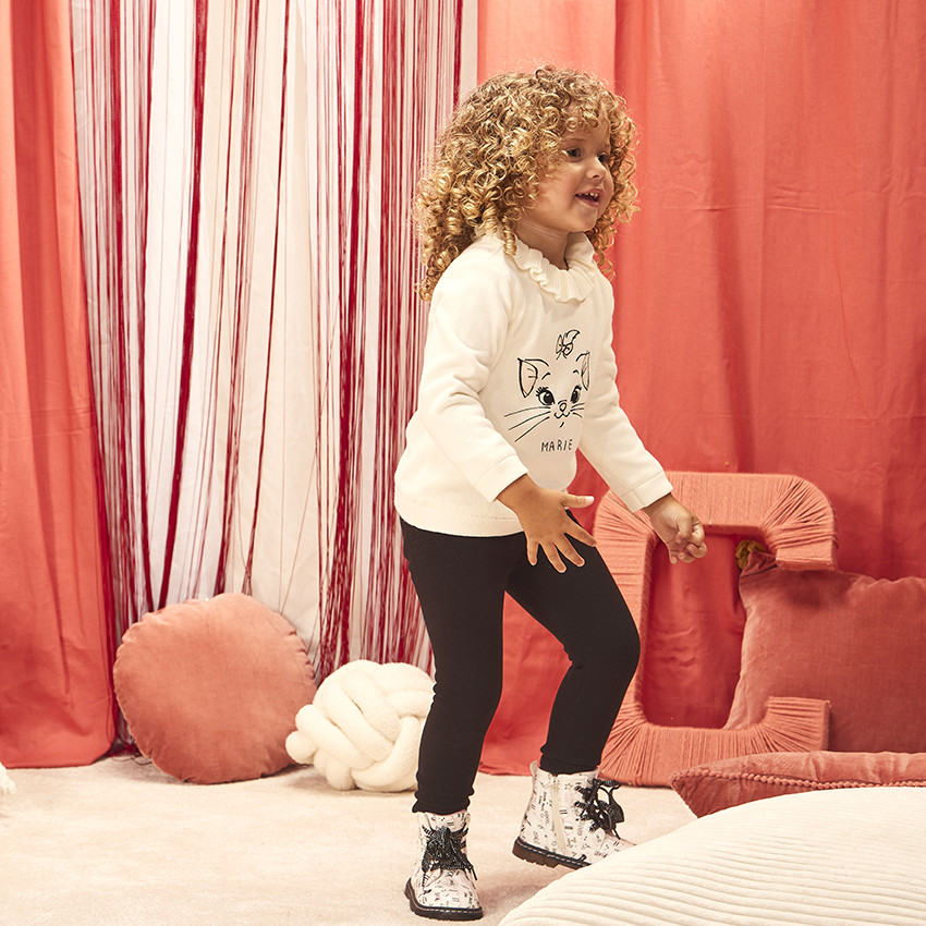 Legging tricot sales bebe fille