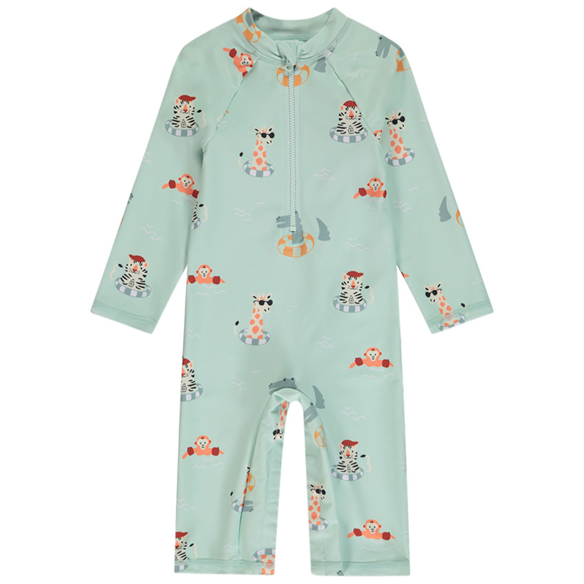 Μαγιό αντι-UV με σχέδιο για μωρό αγόρι 