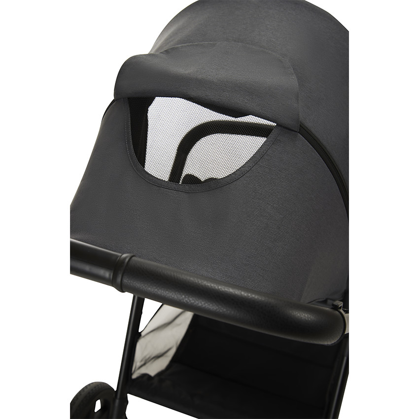 Καρότσι compact Athena μαύρο/γκρι 