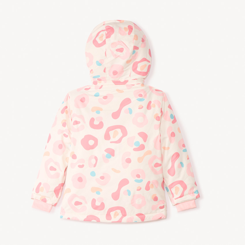 Veste de ski waterproof à capuche imprimé arty pour fille 