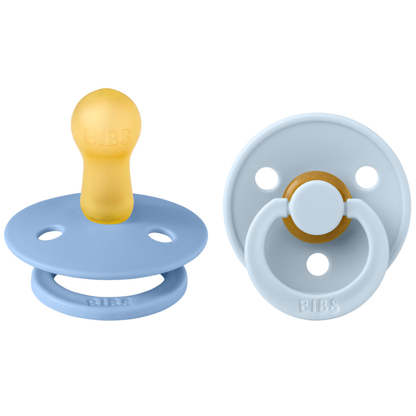 Bibs Πιπιλες Colour Round-2 Pack Sky Blue/Baby Blue No2 