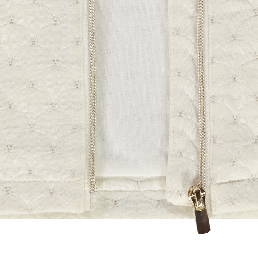 Ζακέτα από molleton φαντεζί για bebe κορίτσι 