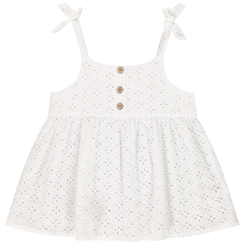 Τοπ από κεντημένη αγγλική δαντέλα για κορίτσι 