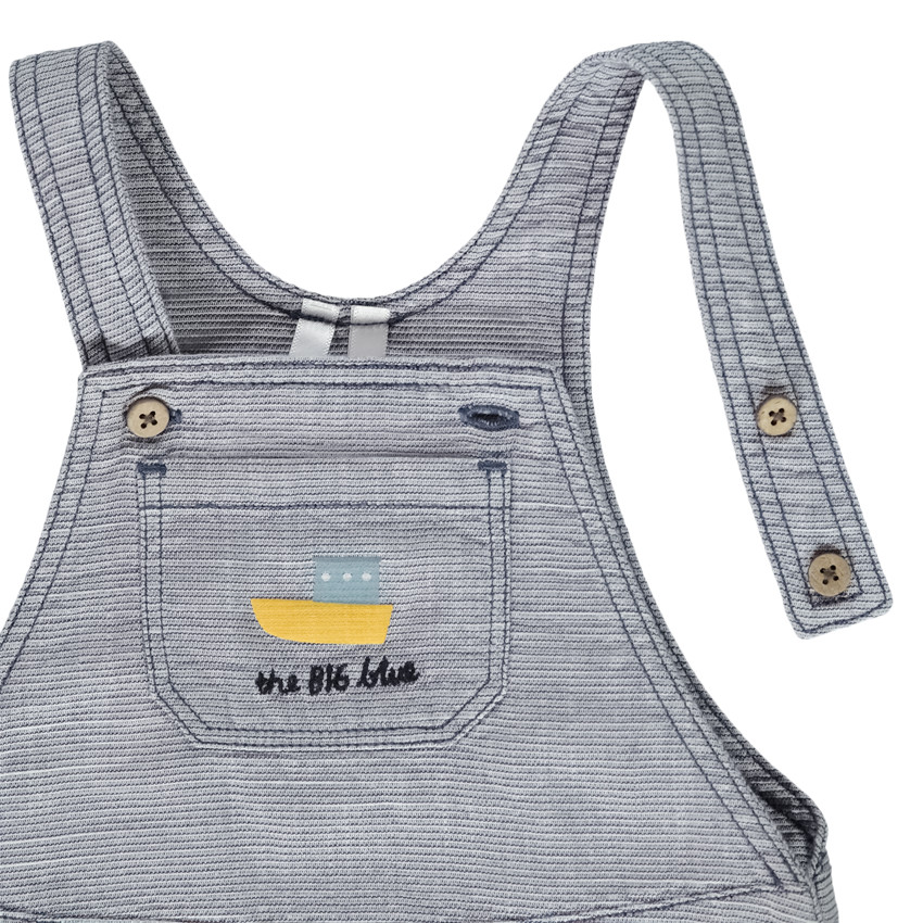 Σετ 2 τμχ. με κοντή σαλοπέτα για bebe αγόρι 