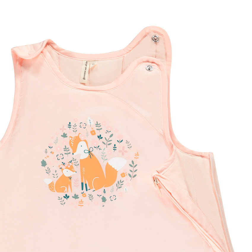 Υπνόσακος χωρίς μανίκια από βαμβακερή ποπλίνα TOG 2.5 με σχέδιο αλεπού  Additional Υπνόσακος χωρίς μανίκια από βαμβακερή ποπλίνα TOG 2.5 με σχέδιο αλεπού