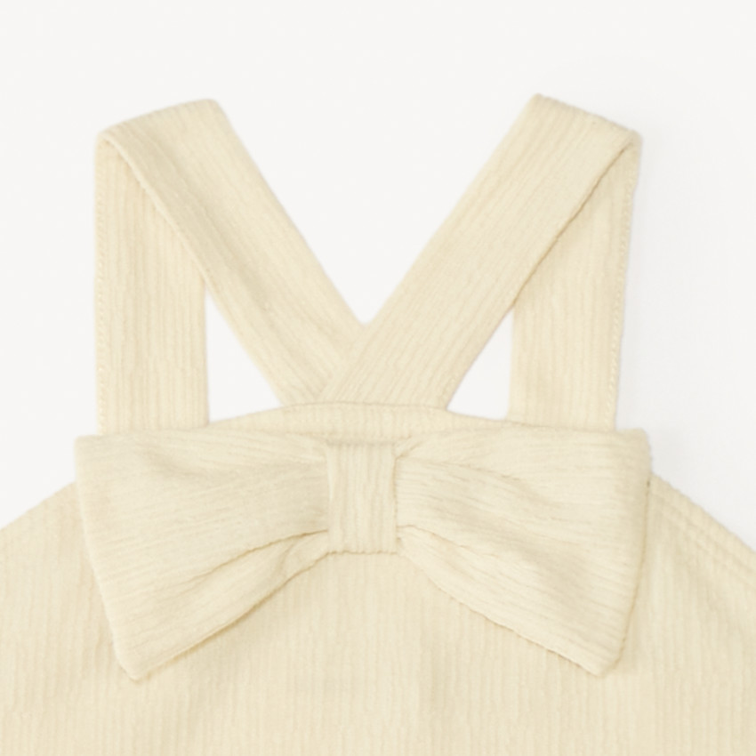 Σύνολο 2 τμχ. από πλεκτό με εφέ ζαρωμένου για κορίτσι 