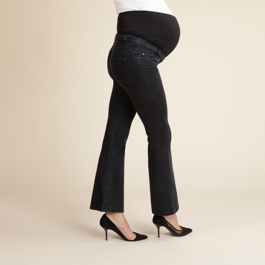 Τζιν flare εγκυμοσύνης με ζώνη ψηλής μέσης 