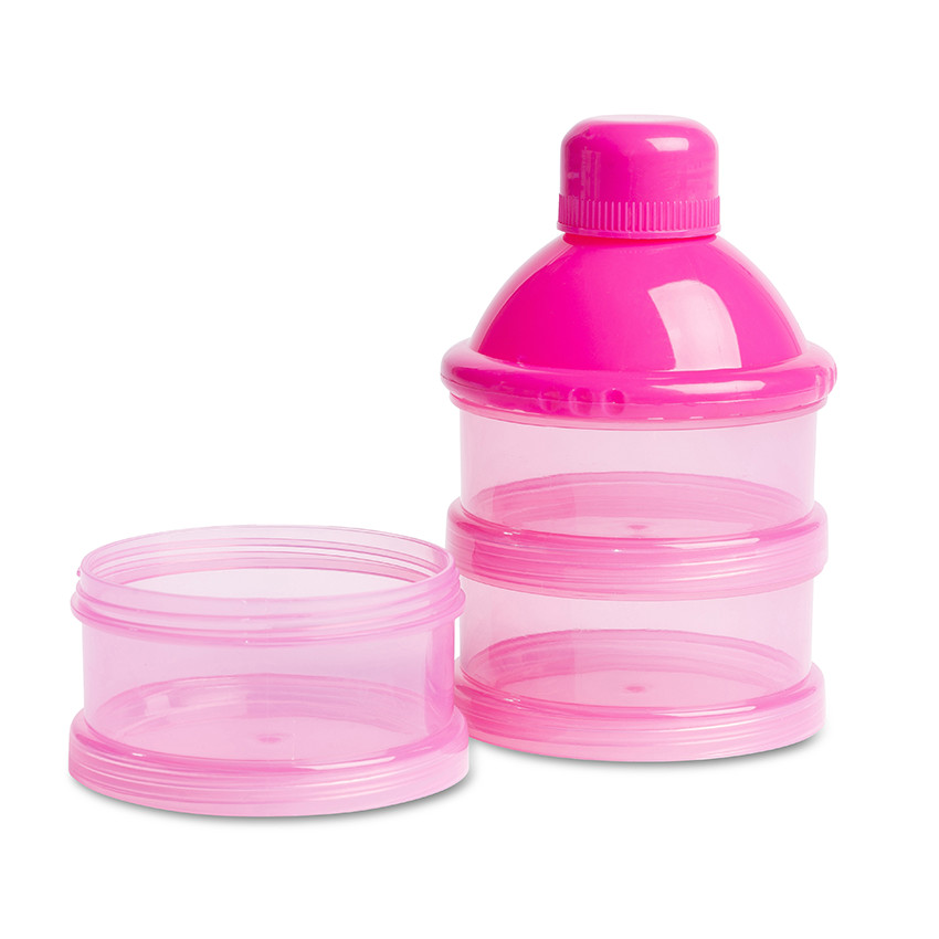 Βαζάκια για γάλα σε σκόνη 3p ροζ  Additional Βαζάκια για γάλα σε σκόνη 3p ροζ