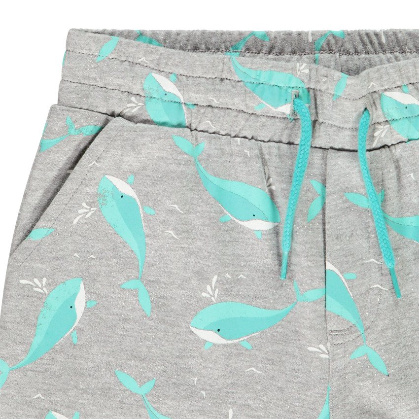 Bermuda imprimé baleines pour garçon 