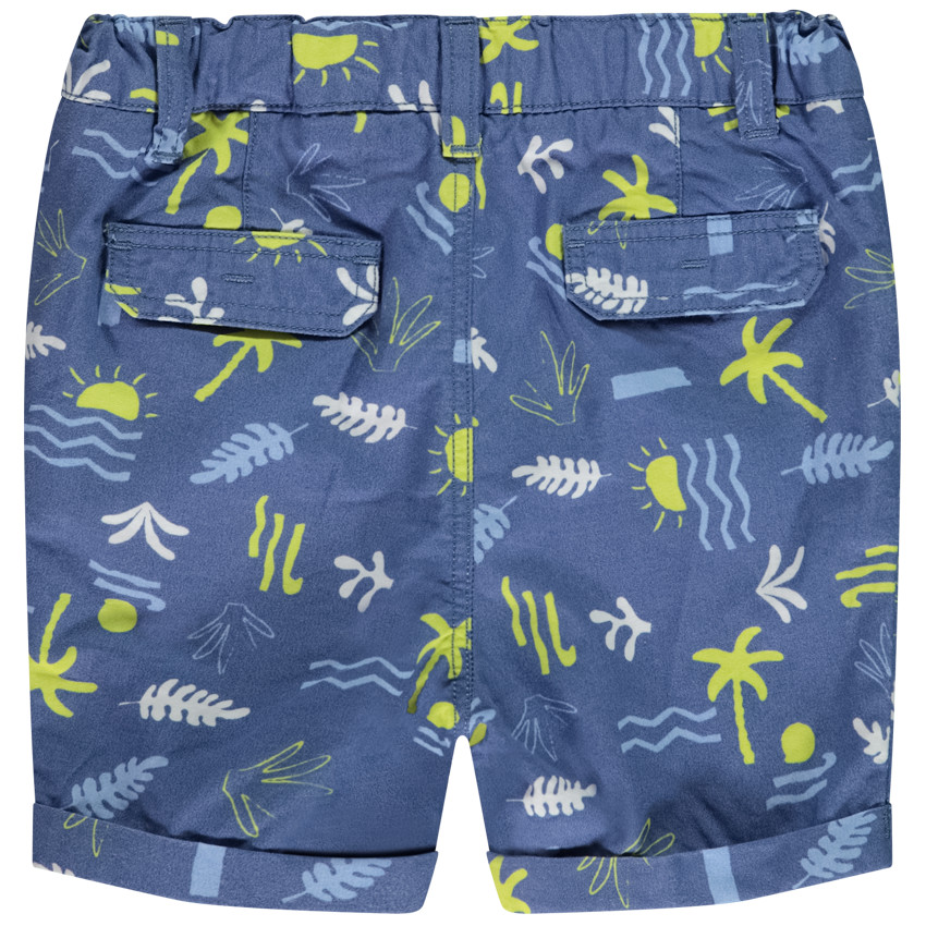Βερμούδα με φαντεζί σχέδιο Μύκονος για bebe αγόρι 