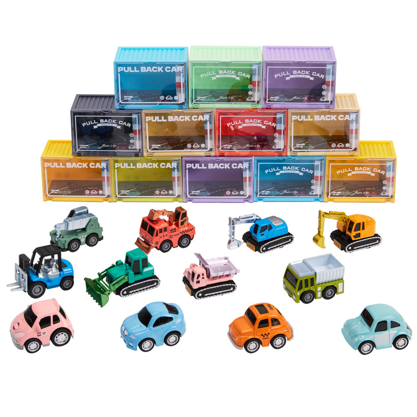 Μινιατούρα όχημα με τριβή εκσκαφέας μπλε/μαύρο 