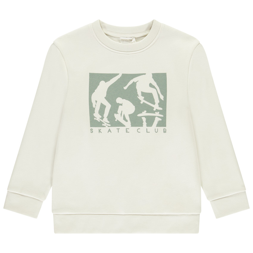 Sweat en molleton print fantaisie pour garçon 