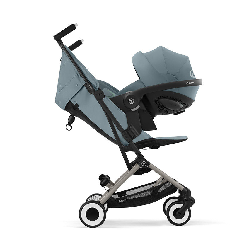 Καρότσι μπαστούνι ultra-compact Libelle ταμπά/θολό μπλε 