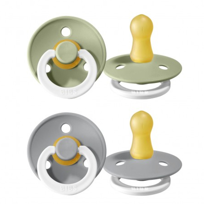 Bibs Πιπιλες Colour Round 2 Pack- Sage/Cloud Glow No1 