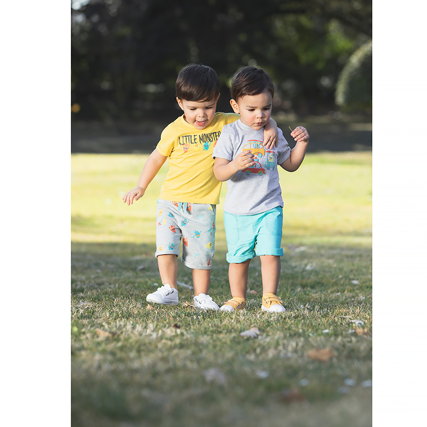 Ensemble t-shirt et bermuda pour bébé garçon 