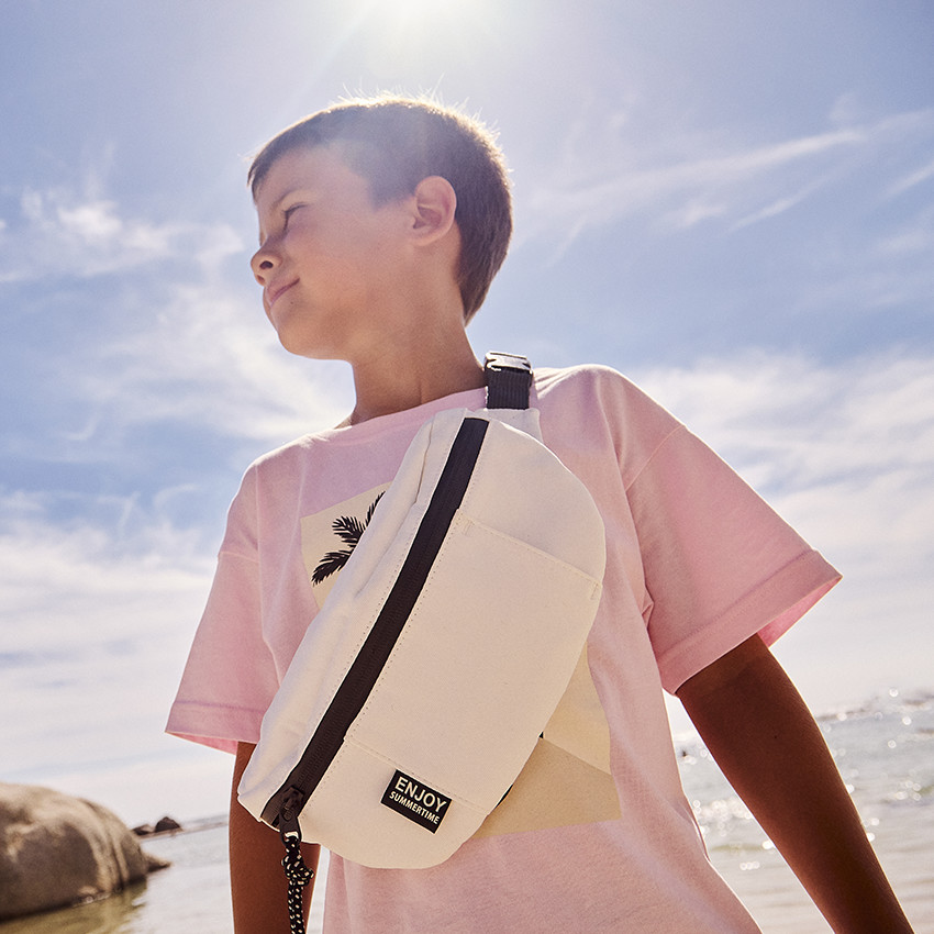 Banane à bandoulière zippée pour garçon 