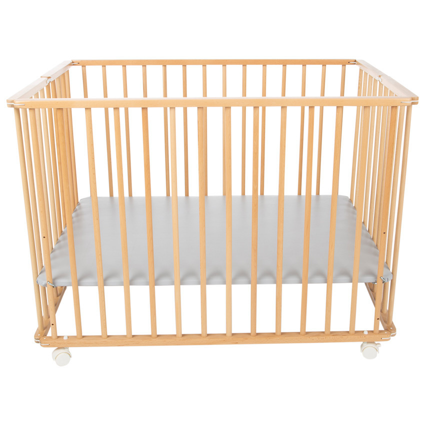 Πάρκο που διπλώνει ξύλινο - Καφέ 