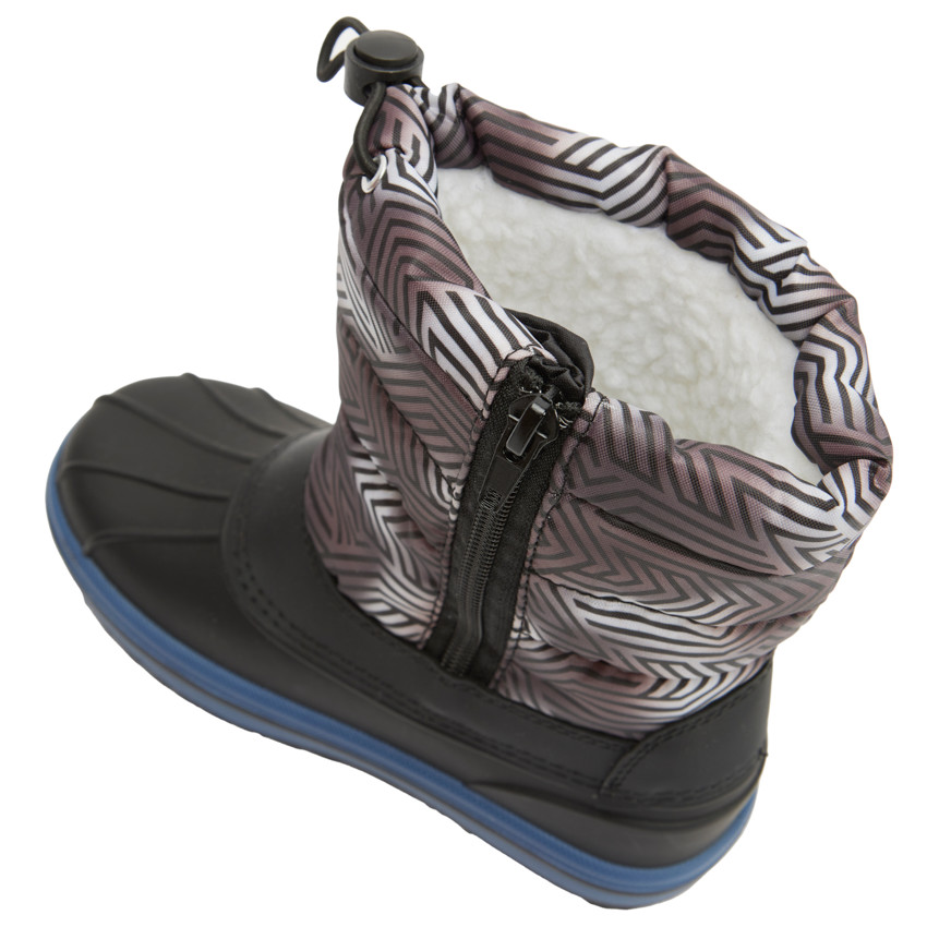 Ζακέτα après-ski με φερμουάρ και γραφικό σχέδιο για μωρό αγόρι 