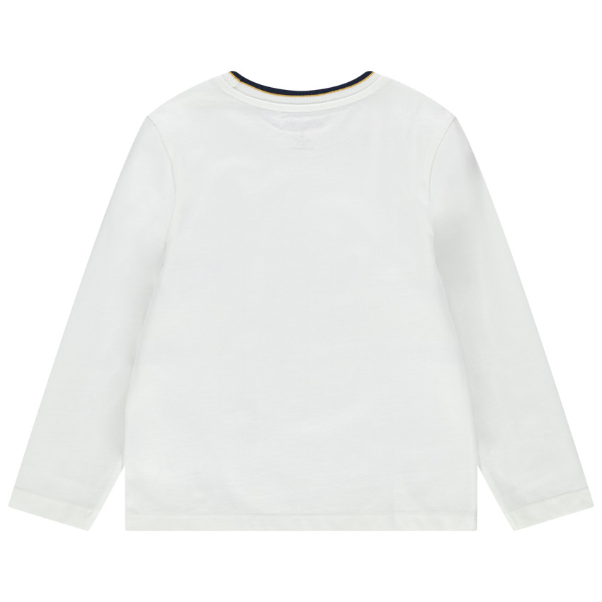 T-shirt manches longues en coton à message printé   Additional T-shirt manches longues en coton à message printé