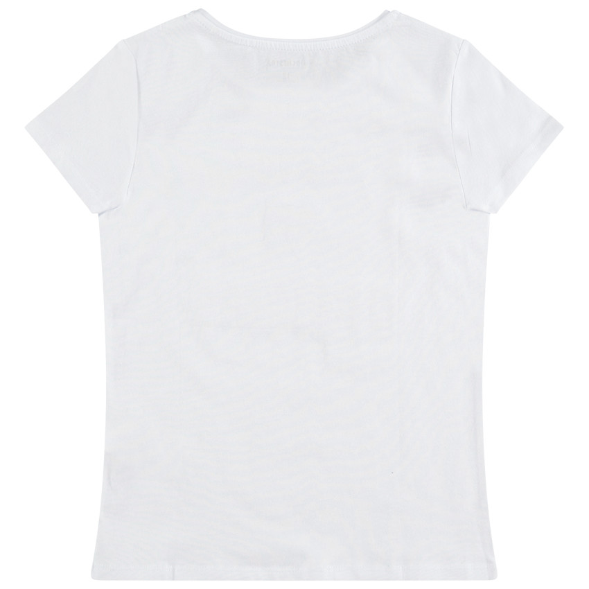 Παιδικά - Κοντομάνικη ζέρσεϊ μπλούζα με μήνυμα από χάντρες 