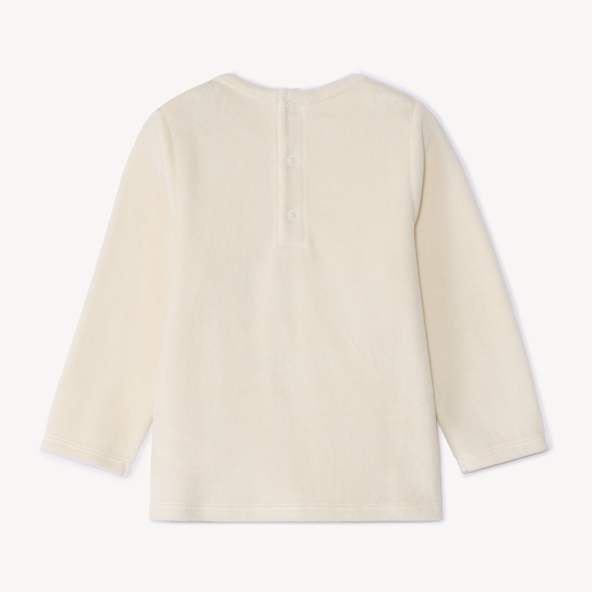 Set pyjama 2 pièces en velours Stitch Disney pour bébé garçon avec finitions différentes selon l'âge 