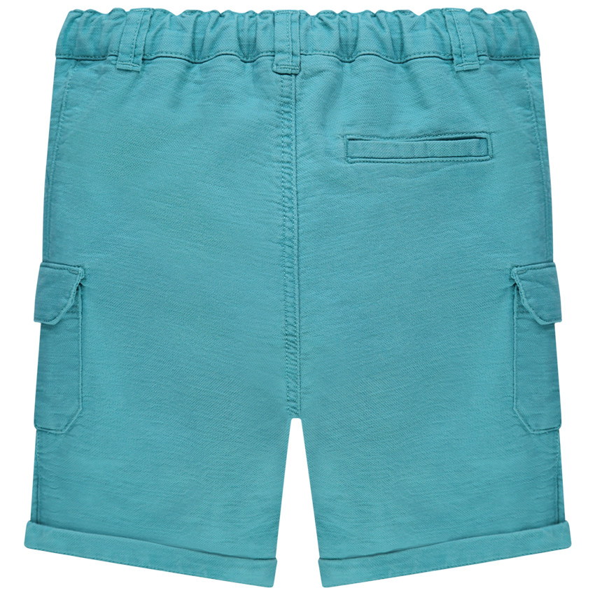 Βερμούδα cargo μπλε υφασμάτινο 