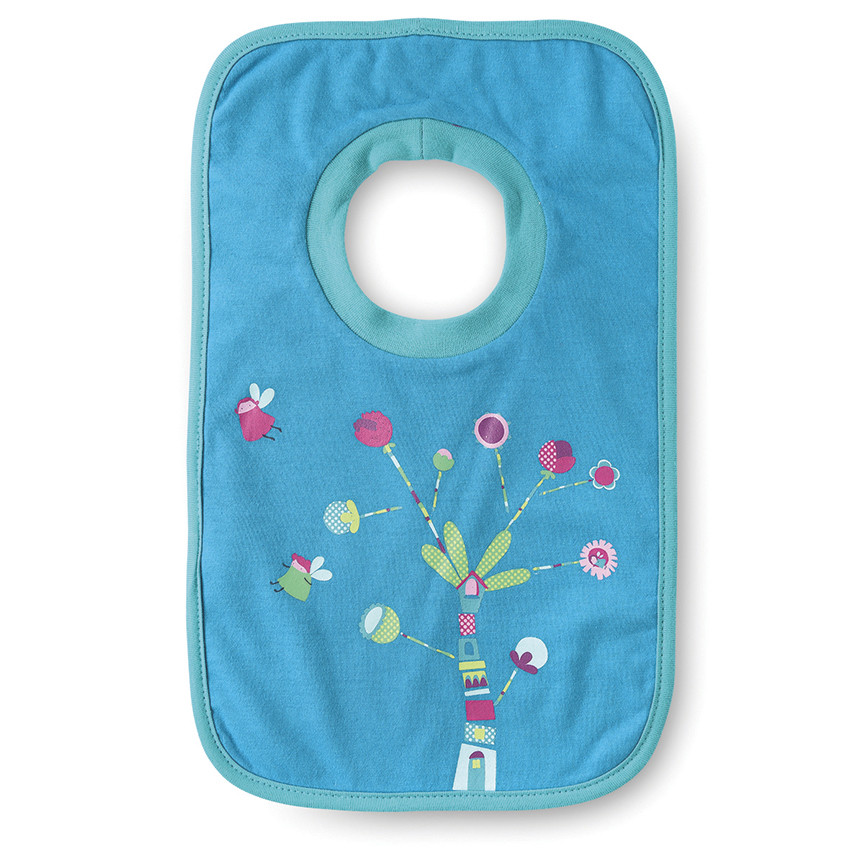 Bavoir en coton éponge avec imprimé fantaisie  Additional Bavoir en coton éponge avec imprimé fantaisie