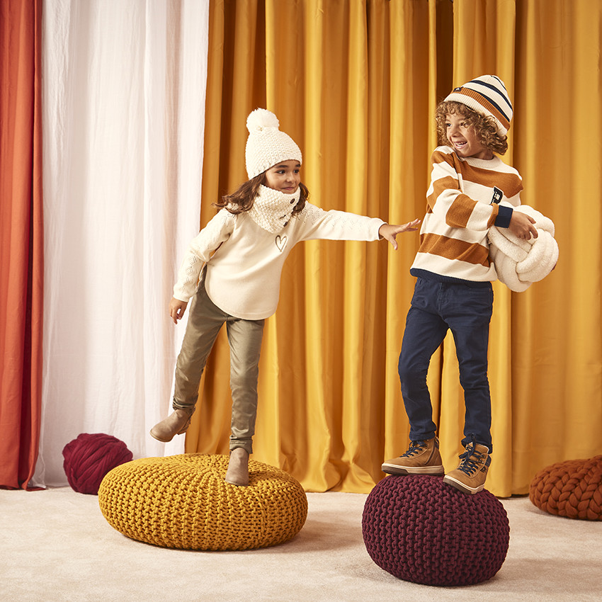 Πουλόβερ πλεκτό με κέντημα για κορίτσι 