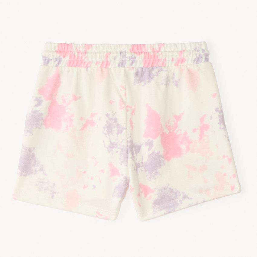 Σορτς molleton με εφέ tie & dye κορίτσι 