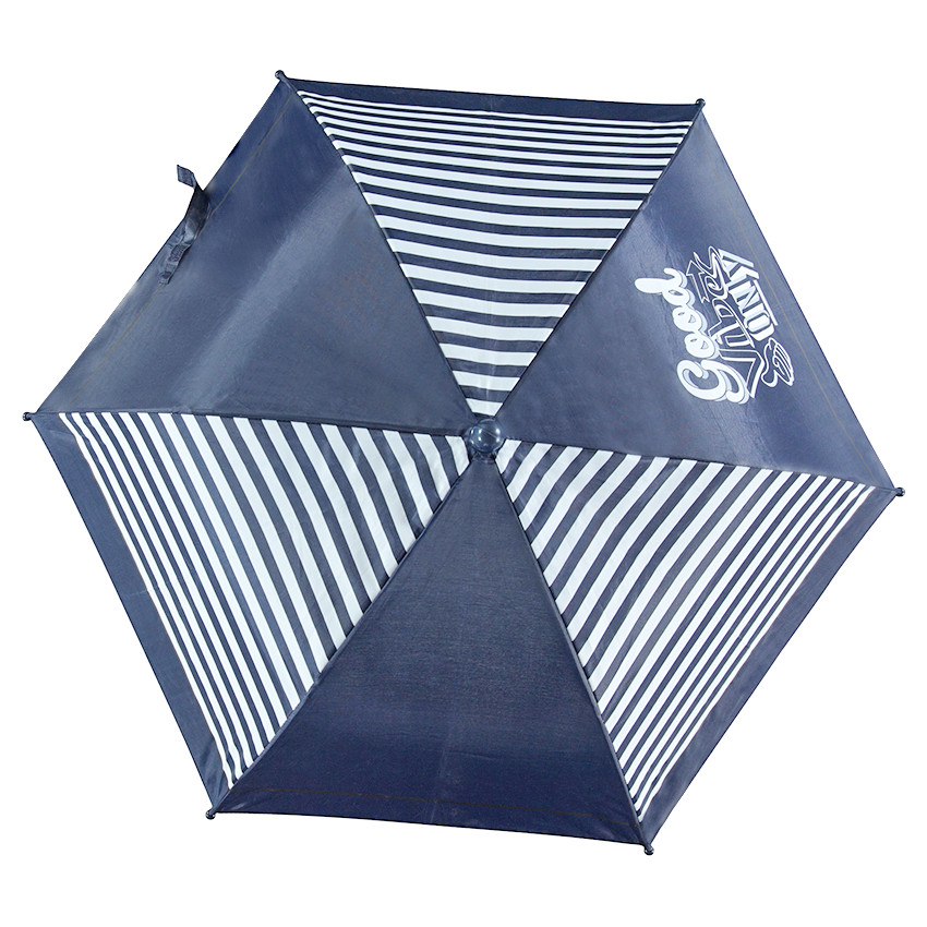 Ομπρέλα με ρίγες σε αντίθεση και φαντεζί μοτίβο 