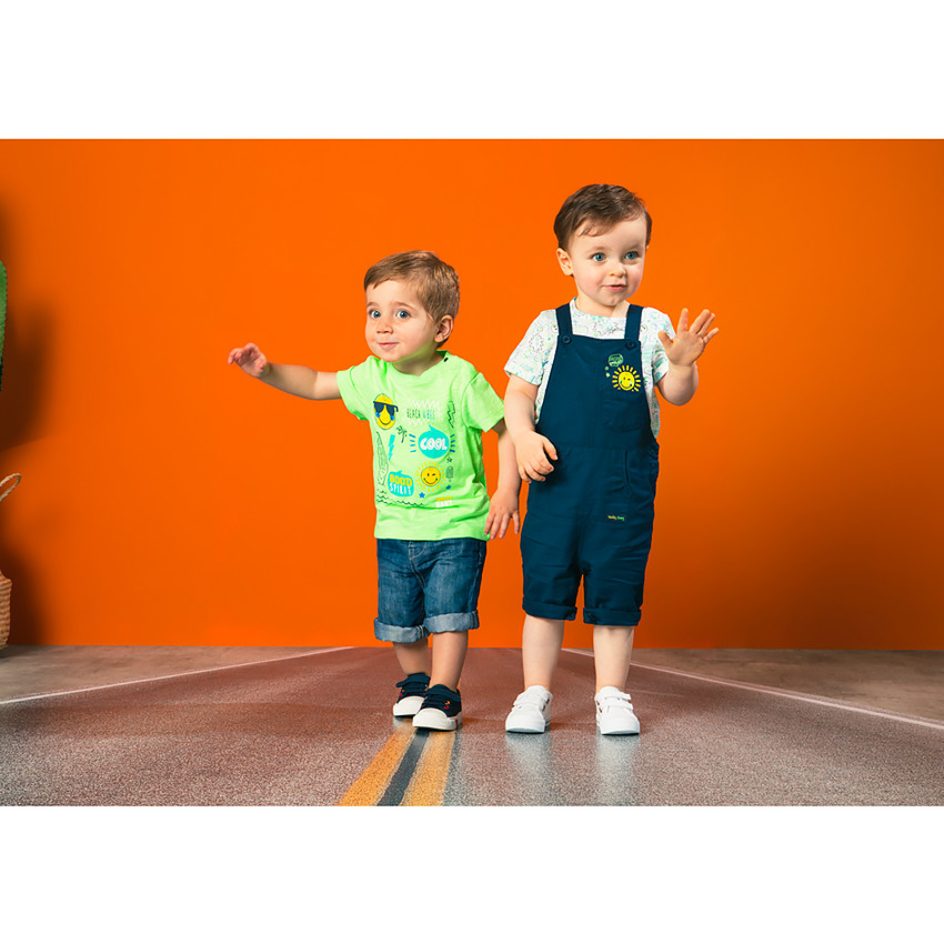 T-shirt manches courtes print Smiley Baby pour bébé garçon 