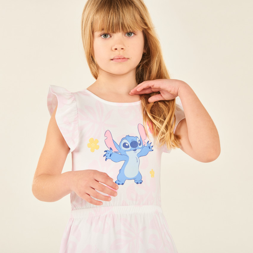 Φόρεμα με κοντά φούτερ Stitch Disney για κορίτσι 