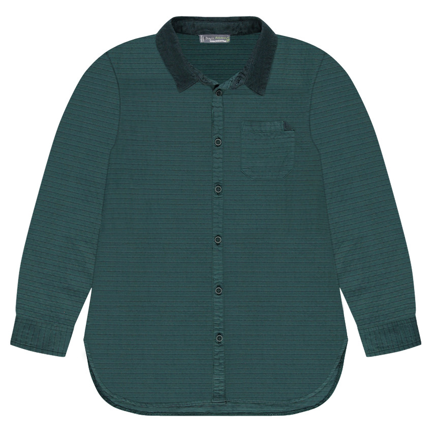 Παιδικά - Βαμβακερό πουκάμισο με βελουτέ λαιμόκοψη  Additional Παιδικά - Βαμβακερό πουκάμισο με βελουτέ λαιμόκοψη