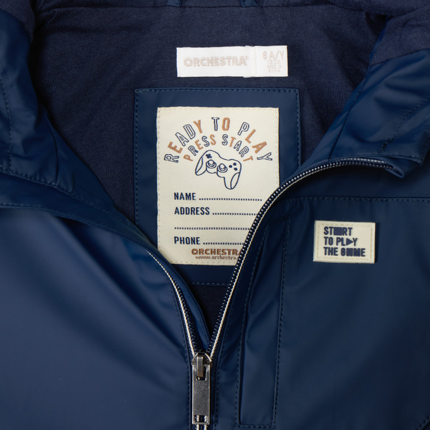 Parka gomme imperméable pour garçon 