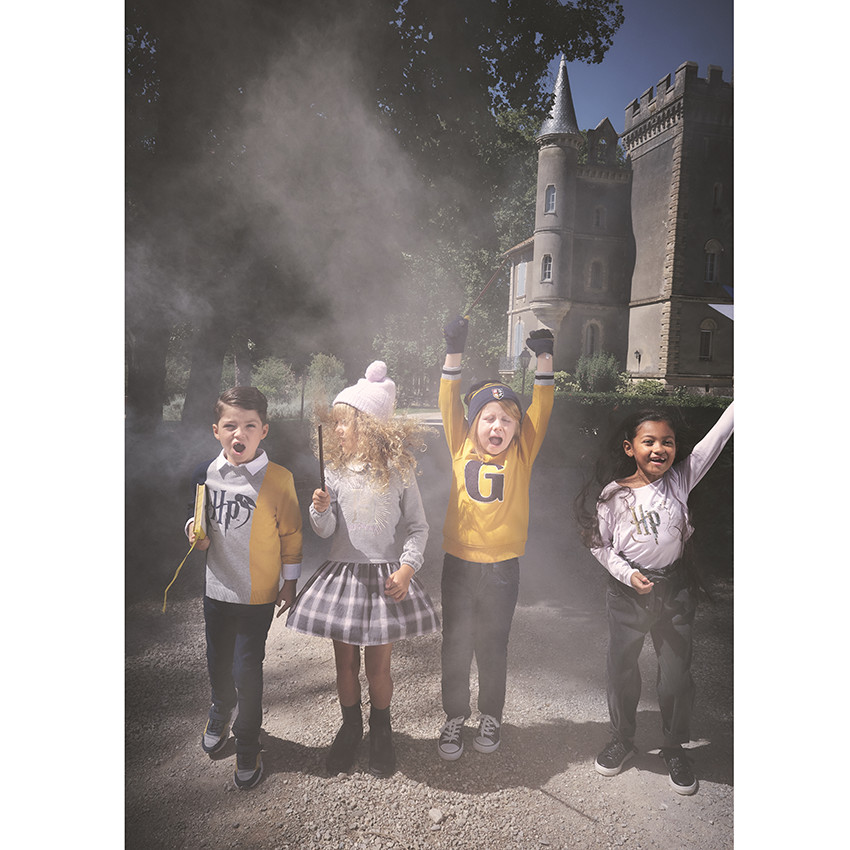 Σκούφος πλεκτός με badge κέντημα Harry Potter 