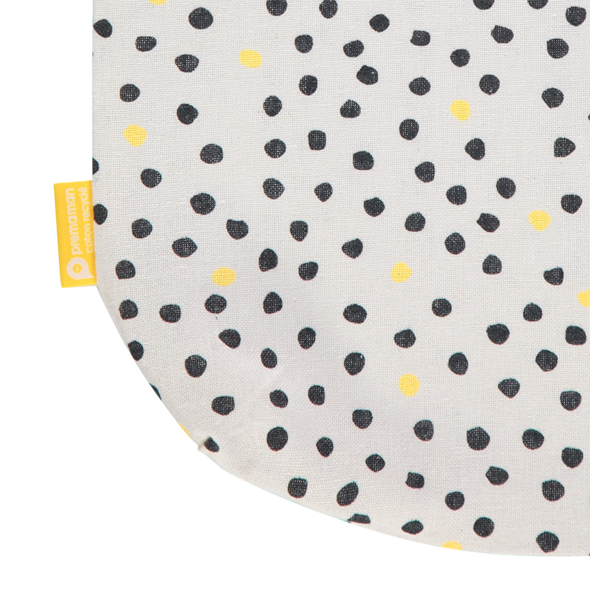 Tote bag en coton recyclé à pois  