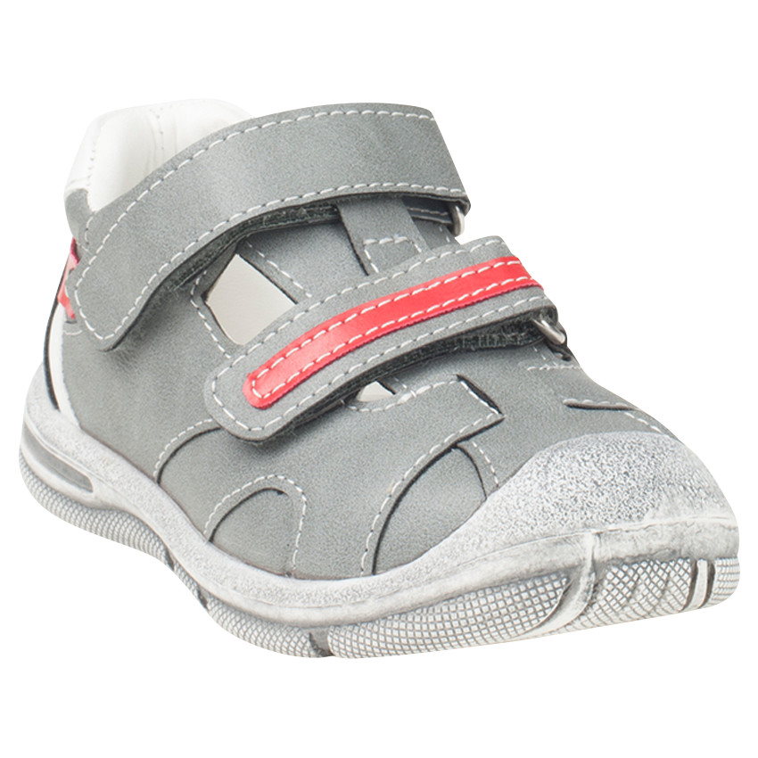 Παπούτσια με μπαρέτα και βέλκρο, από συνθετικό δέρμα 