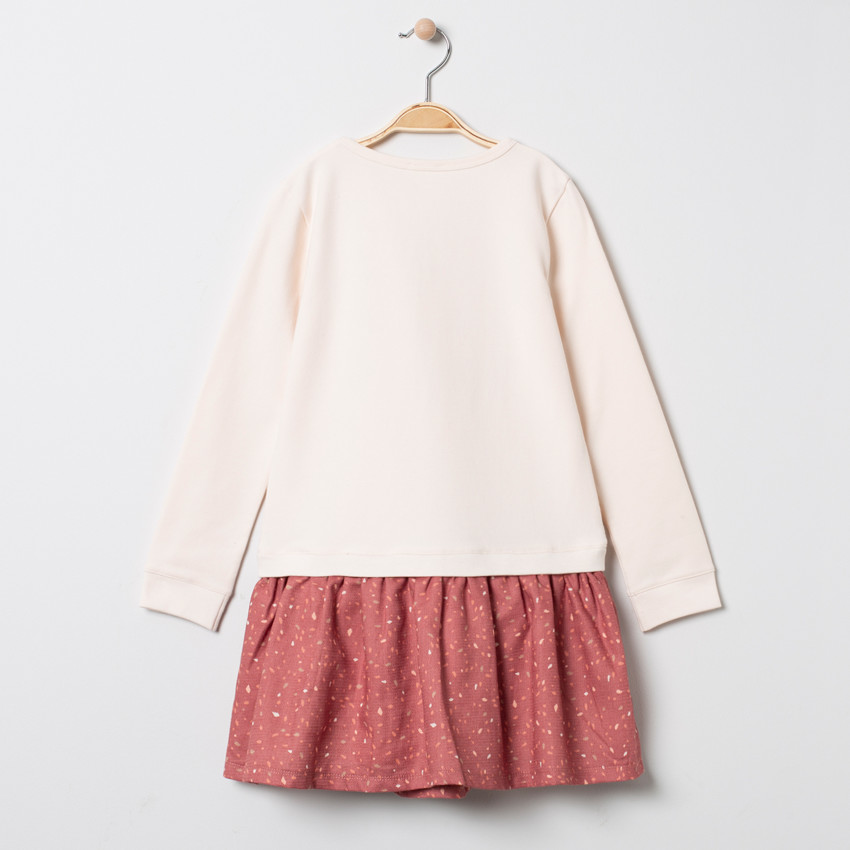 Robe en molleton effet 2-en-1  Additional Robe en molleton effet 2-en-1