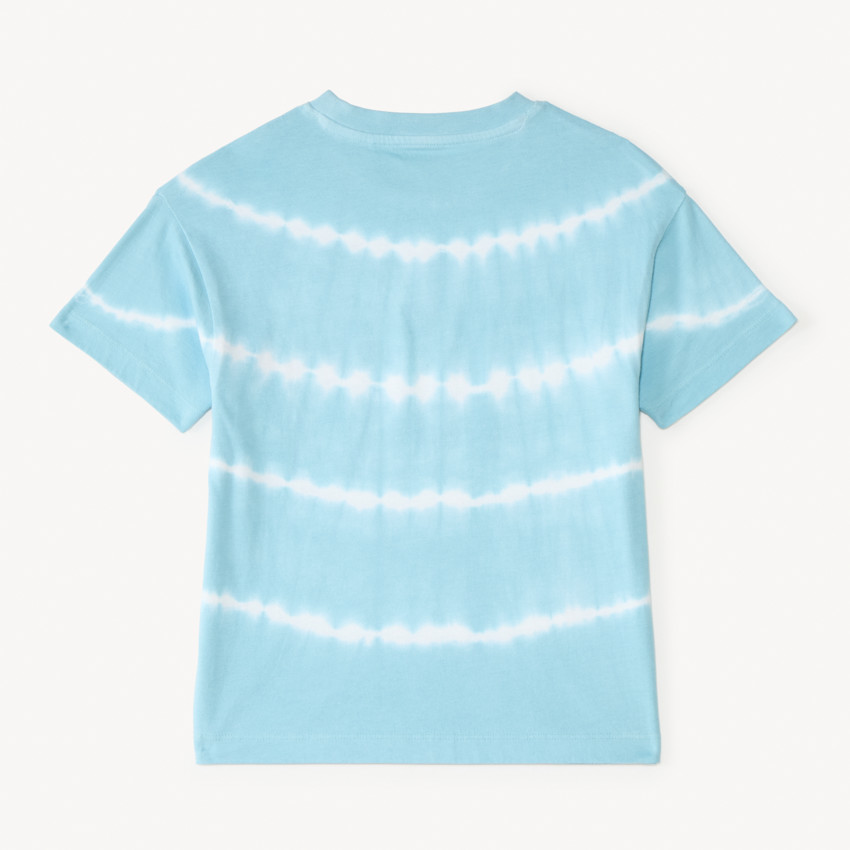 T-shirt κοντού μανικιού με tie and dye σχέδιο surf για αγόρι. 