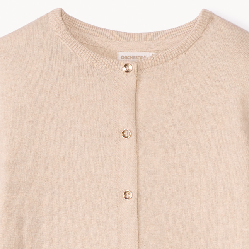 Γυναικείο μονόχρωμο πλεκτό γιλέκο 